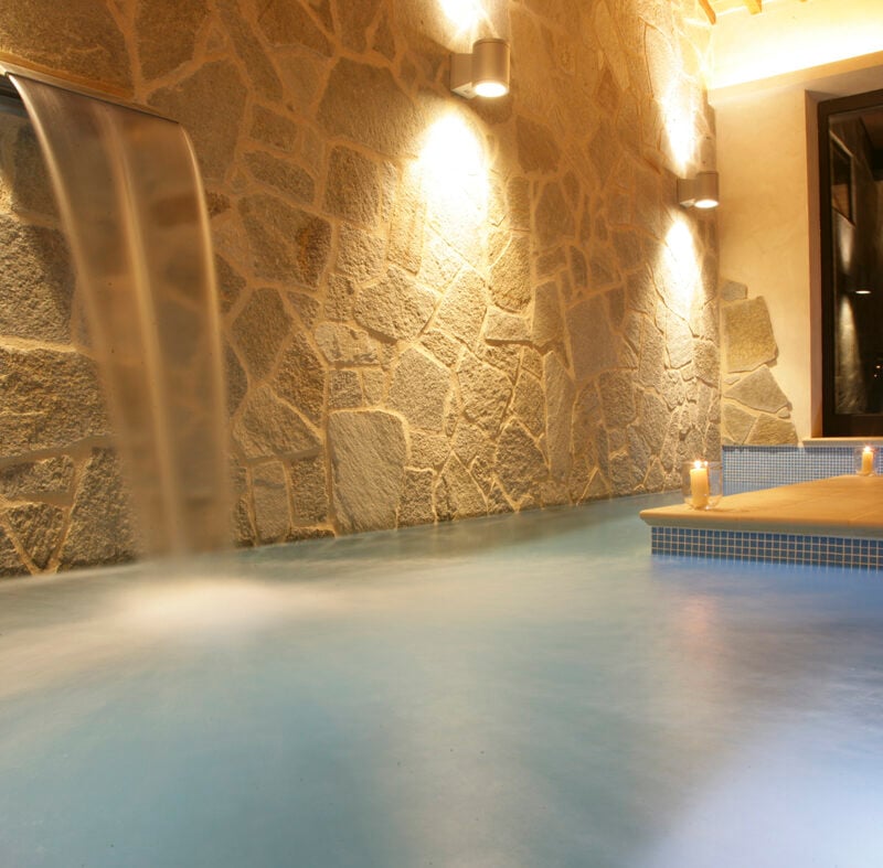 Spa-Bereich „Le Buccole“, ein Juwel unter den Olivenbäumen